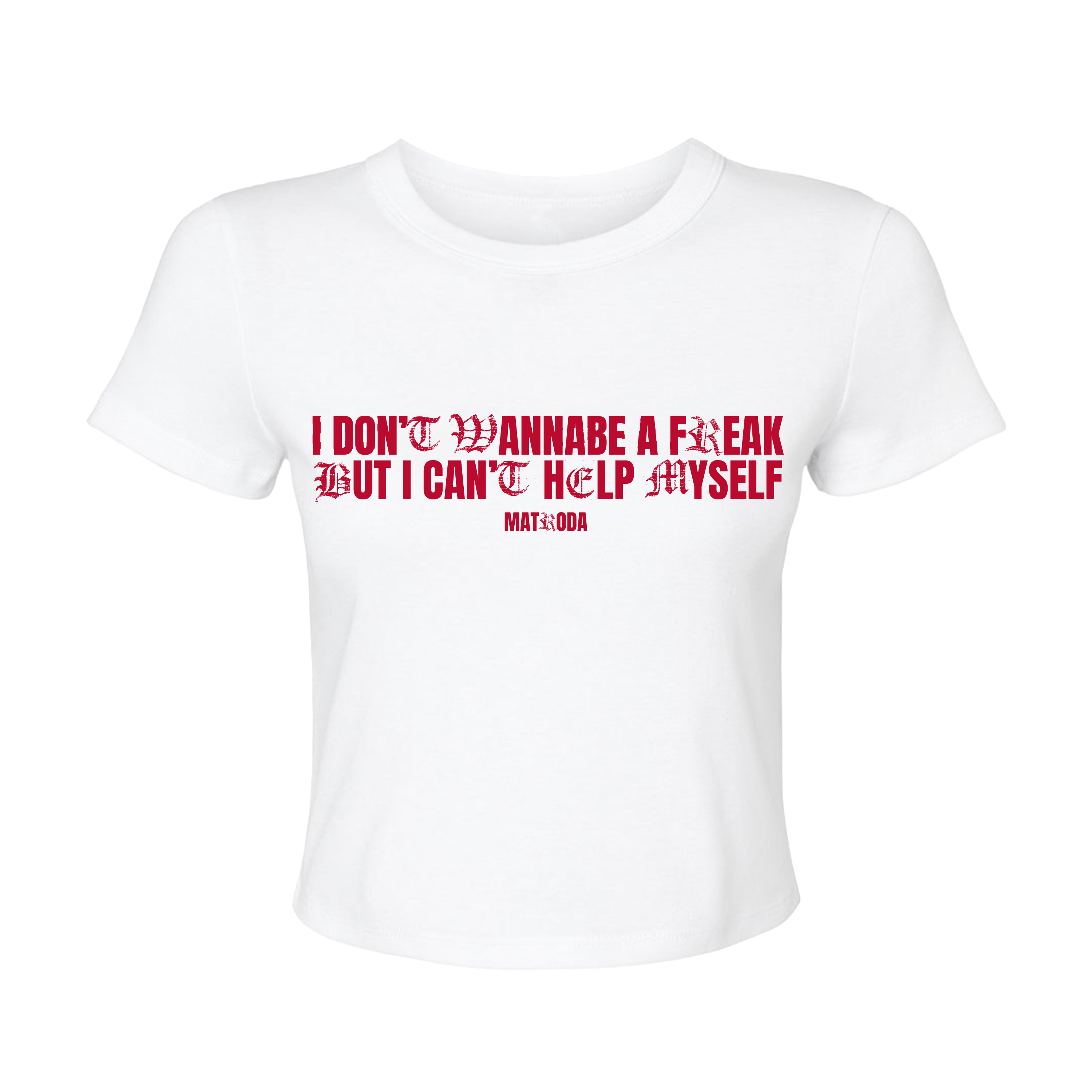 Can't Help Myself Women's Crop Tee